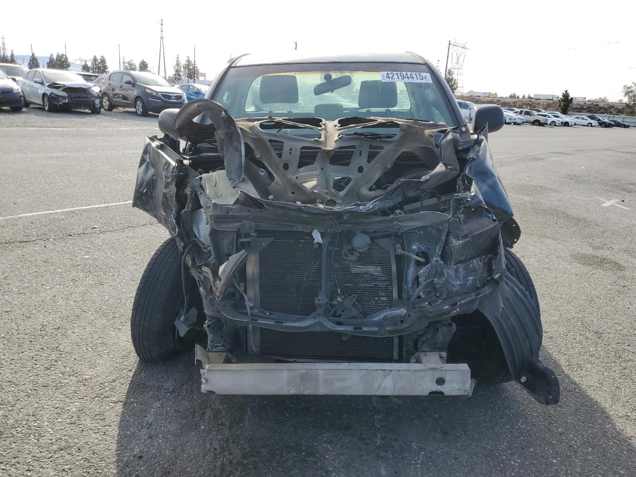 2008 Toyota Tacoma VIN 5TENX22N08Z518854 Copart auction photo, front end / rear end damage thumbnail 5
