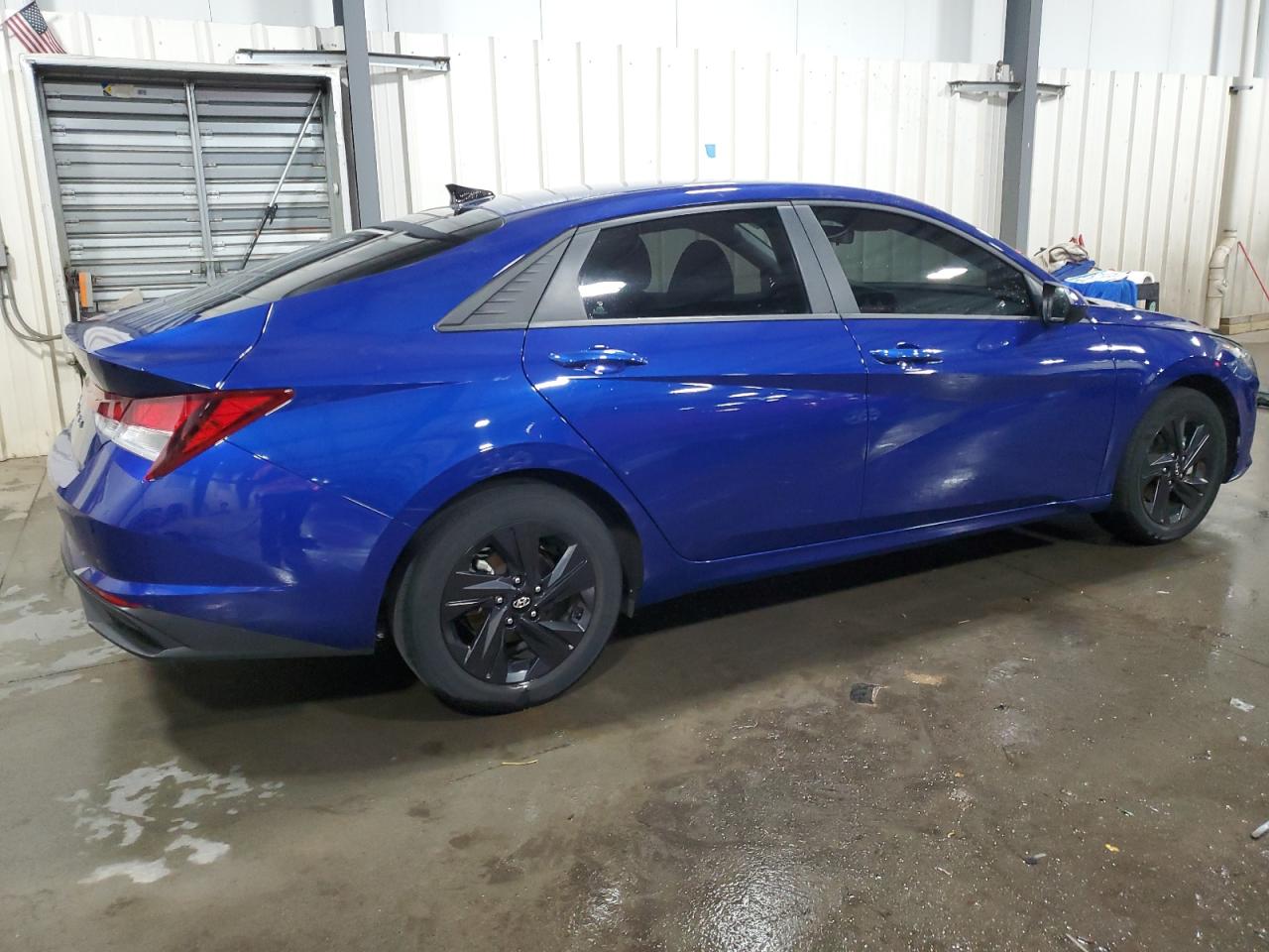2022 Hyundai Elantra VIN 5NPLM4AG1NH070217 Copart auction photo, front end / side damage thumbnail 3