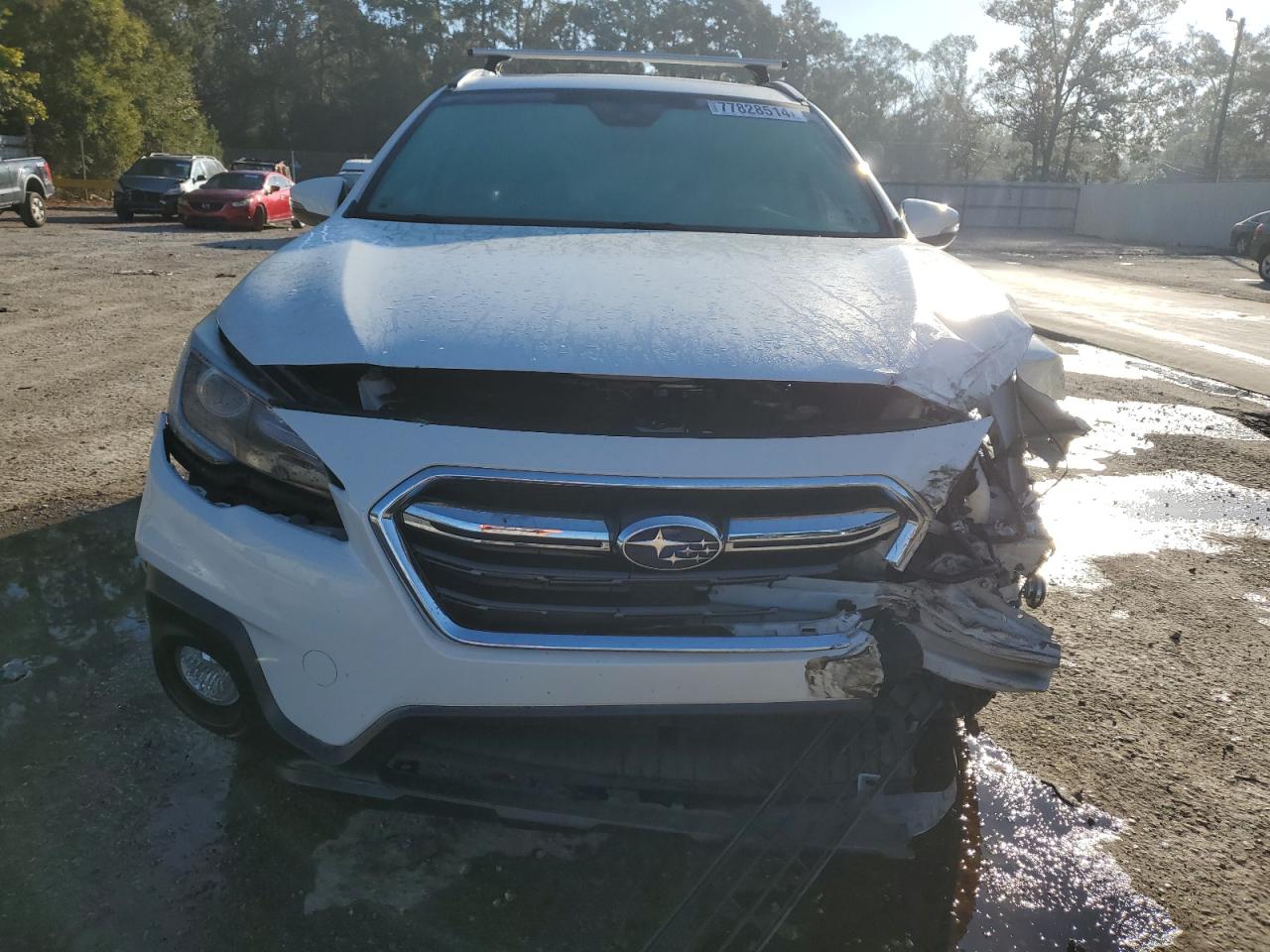 2019 Subaru Outback VIN 4S4BSETC2K3201322 Copart auction photo, front end damage thumbnail 5