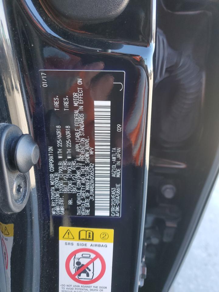 2017 Lexus NX VIN JTJYARBZXH2065242 Copart auction photo, front end damage thumbnail 14