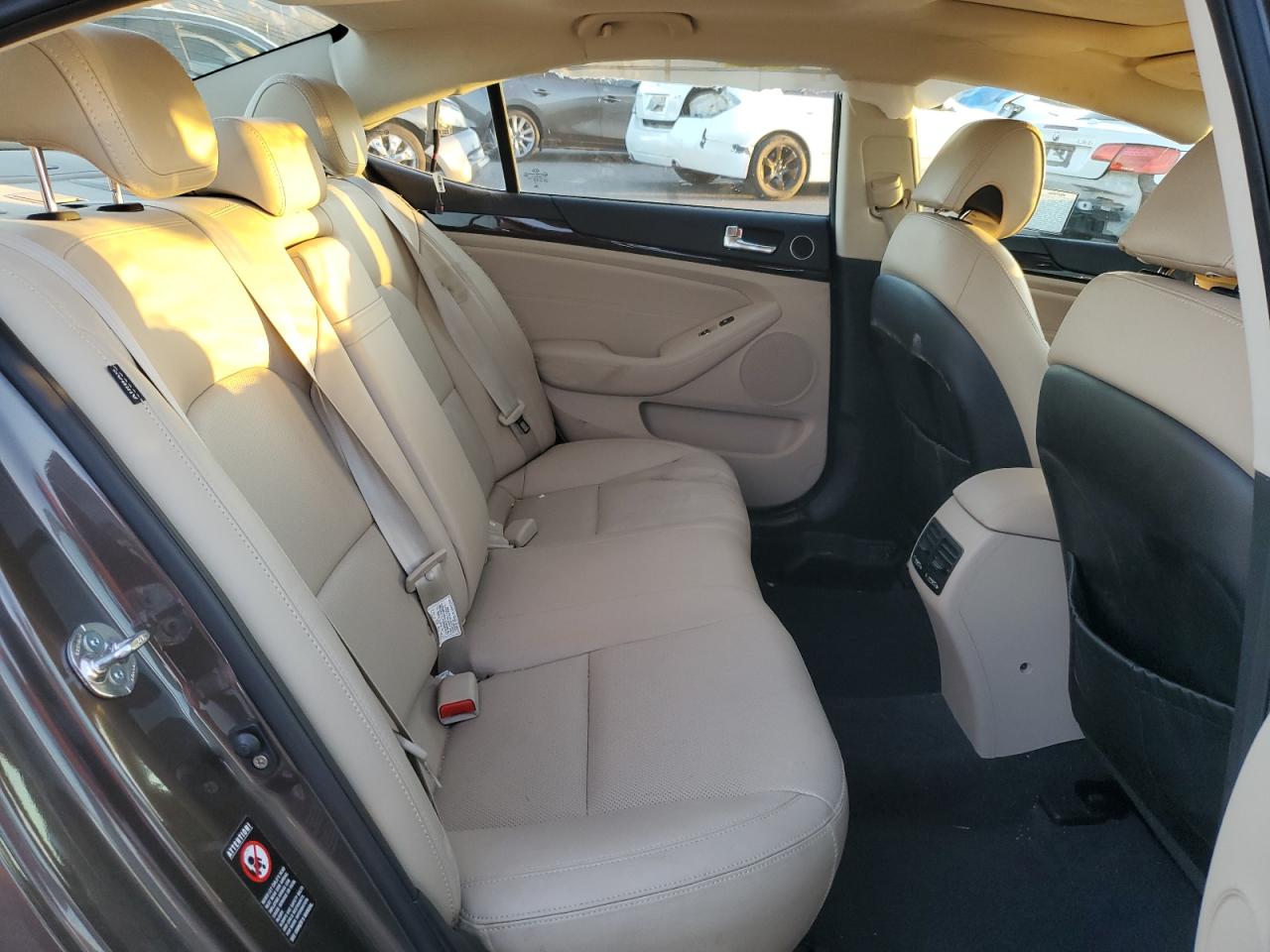 2014 KIA Cadenza VIN KNALN4D75E5129937 Copart auction photo, rollover damage thumbnail 10
