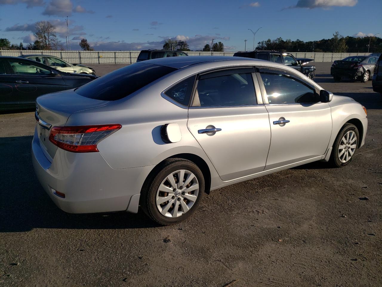 2015 Nissan Sentra VIN 3N1AB7AP5FY283614 Copart auction photo, side damage thumbnail 3