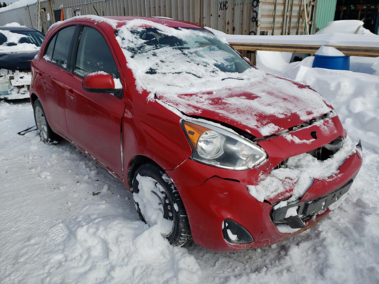 2016 Nissan Micra VIN 3N1CK3CP4GL265473 Copart auction photo, front end damage thumbnail 4