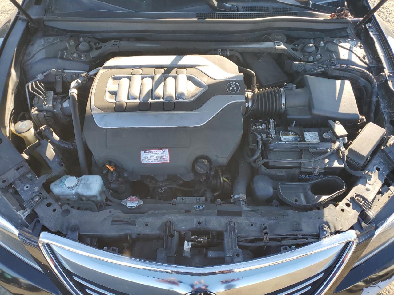 2014 Acura RLX VIN JH4KC1F95EC003685 Copart auction photo, front end / minor dent/scratches damage thumbnail 11