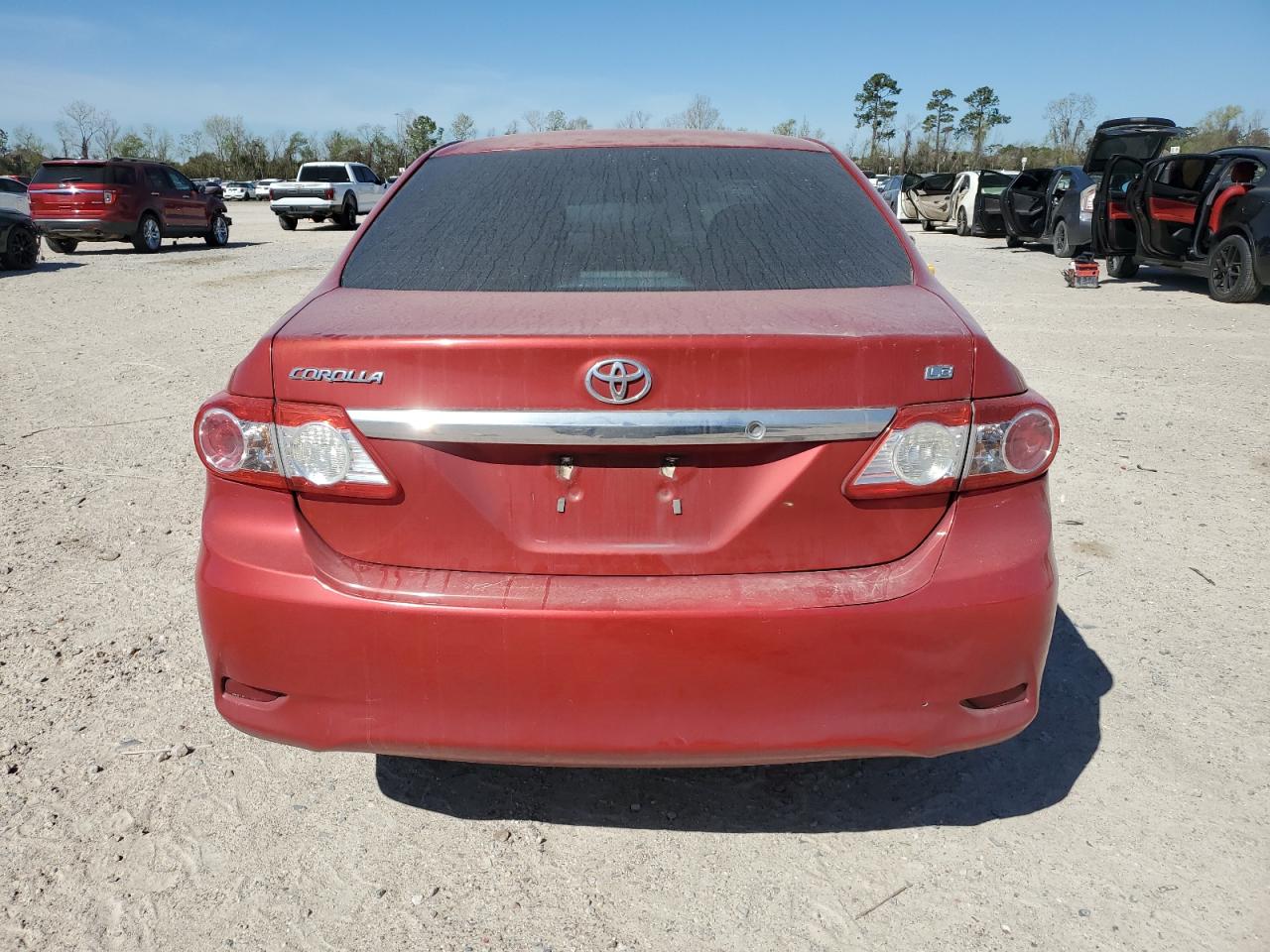 2012 Toyota Corolla VIN 5YFBU4EE5CP038858 Copart auction photo, front end / side damage thumbnail 6
