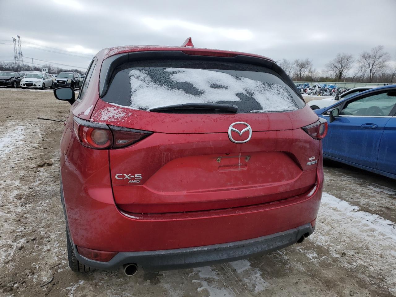 2020 Mazda CX-5 VIN JM3KFBCM3L1762049 Copart auction photo, front end damage thumbnail 6