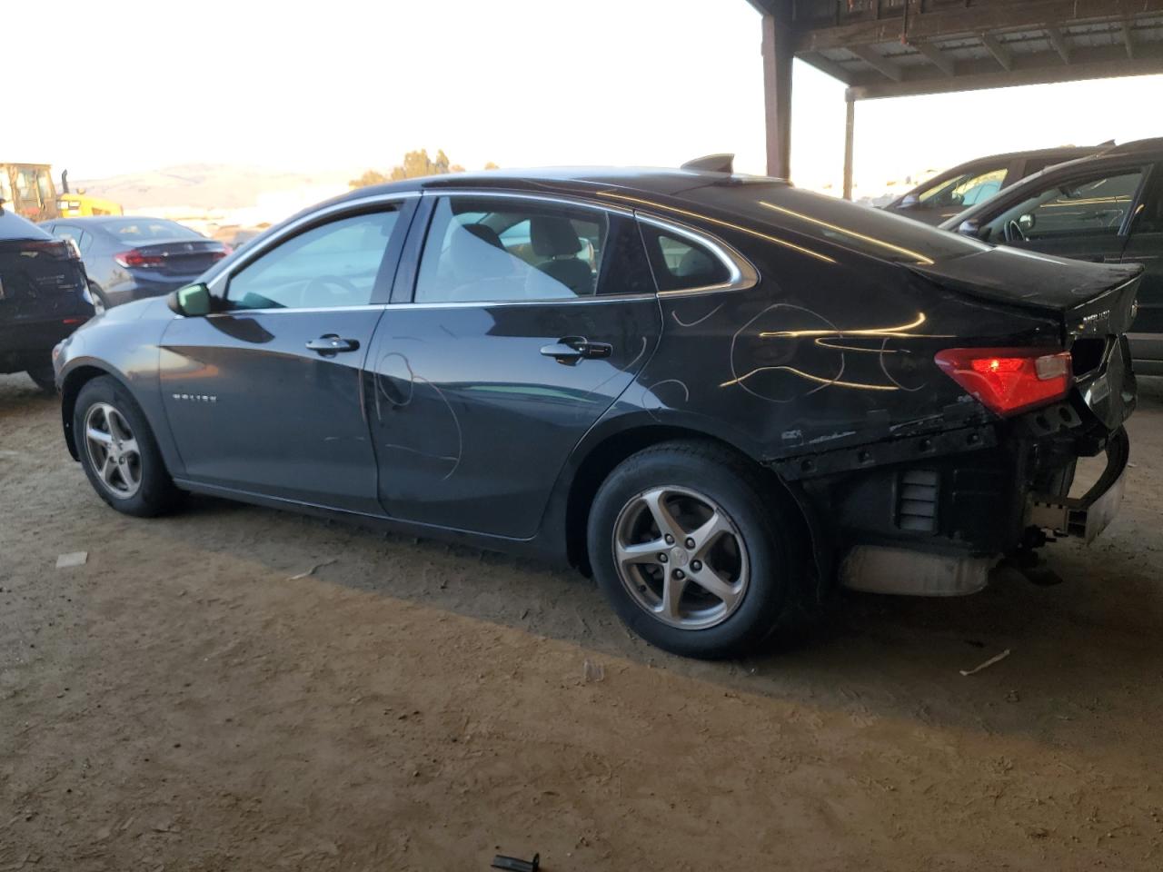 2018 Chevrolet Malibu VIN 1G1ZB5ST3JF134711 Copart auction photo, all over damage thumbnail 2