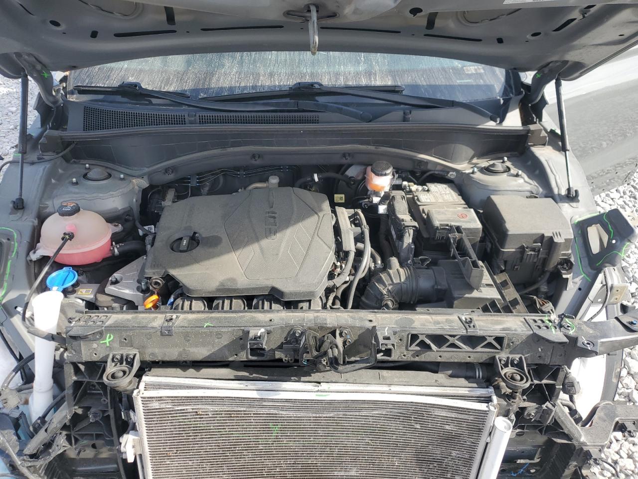 2023 Hyundai Santa Fe VIN 5NMS14AJ3PH499794 Copart auction photo, front end / rear end damage thumbnail 14