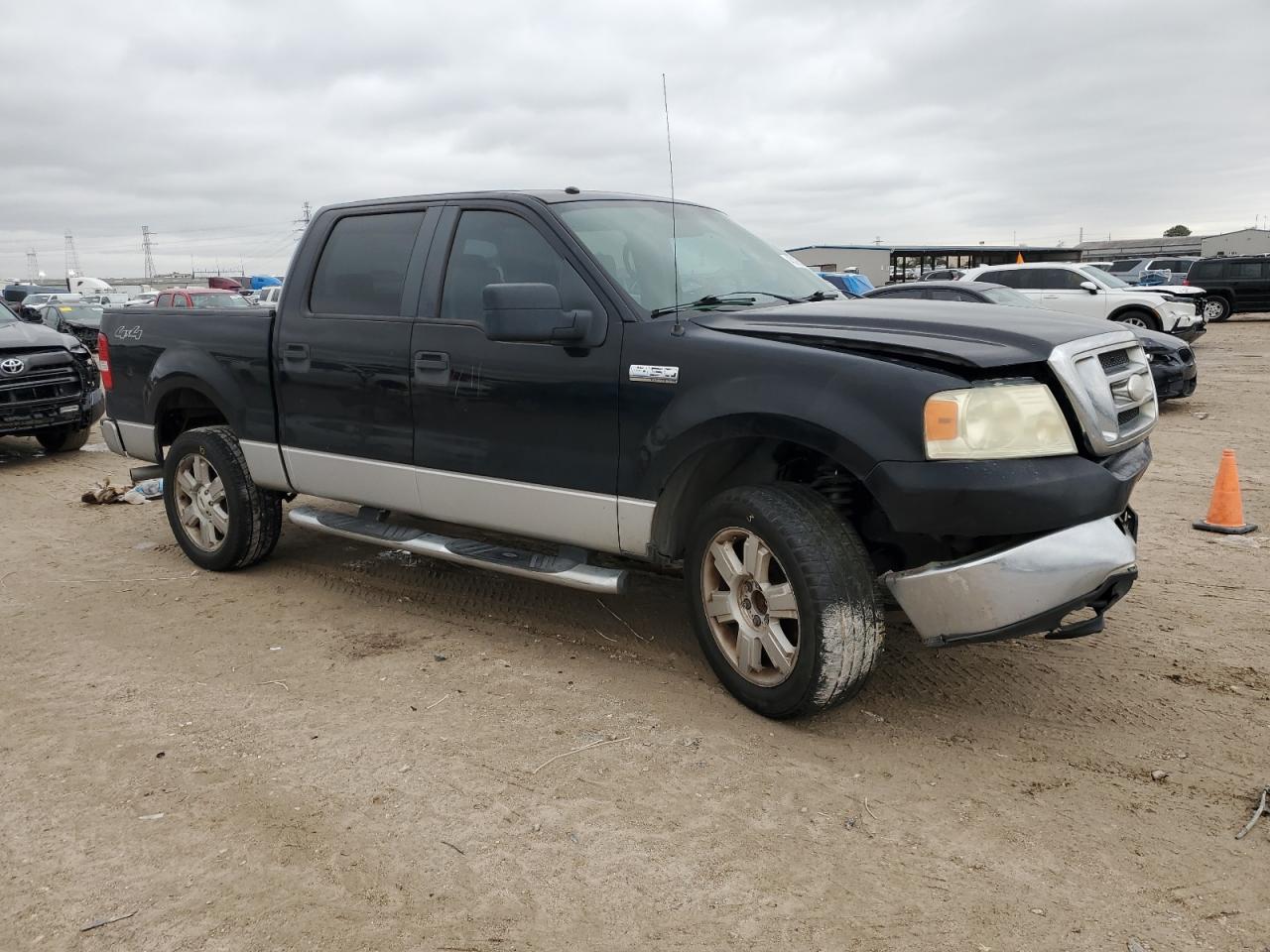 2008 Ford F-150 VIN 1FTRW14W38FA10704 Copart auction photo, front end / minor dent/scratches damage thumbnail 4