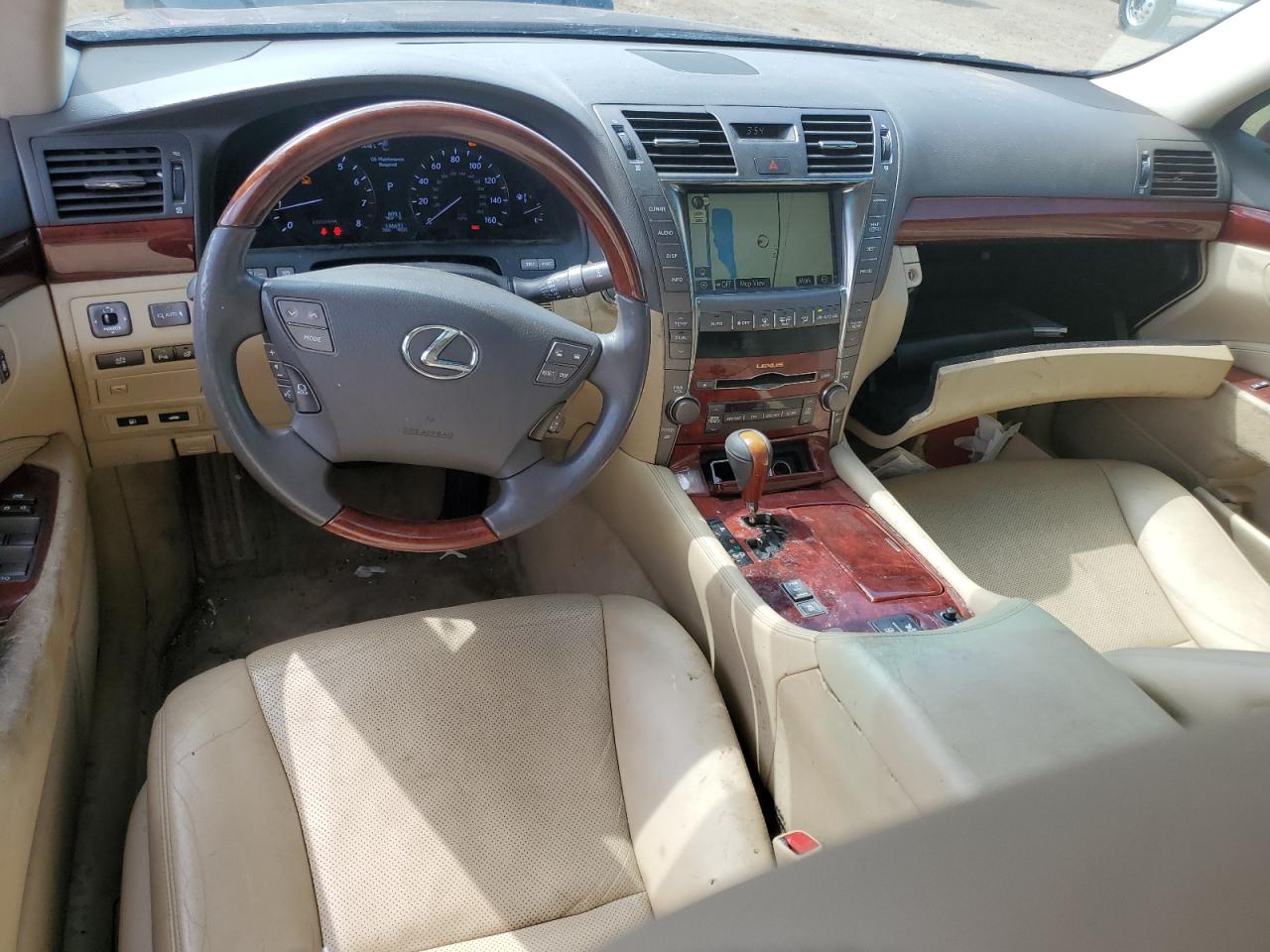2007 Lexus LS VIN JTHBL46F875027204 Copart auction photo, hail damage thumbnail 8