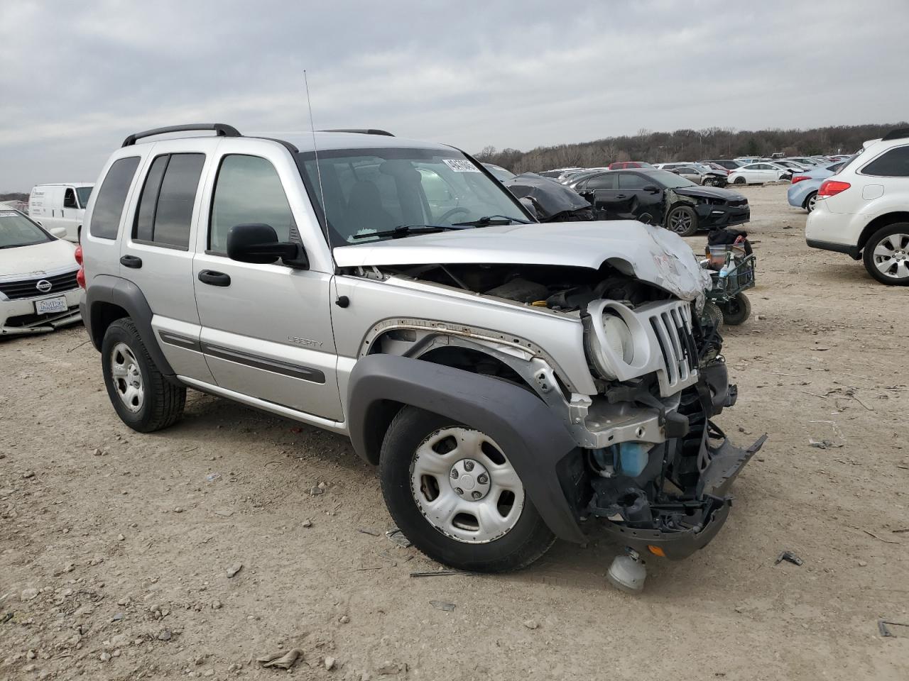2004 Jeep Liberty (North America) VIN 1J4GL48KX4W259515 Copart auction photo, front end damage thumbnail 4