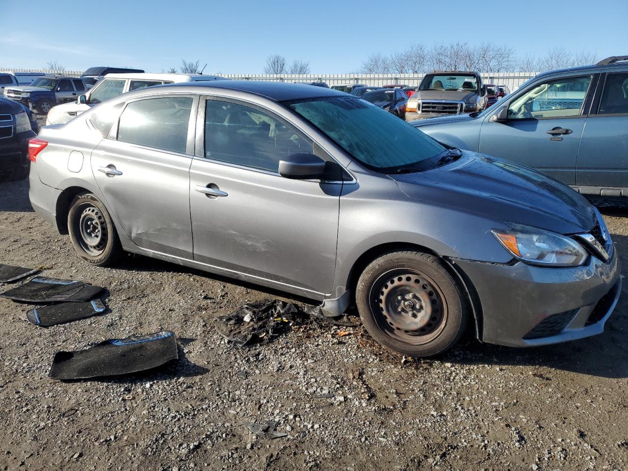 2017 Nissan Sentra VIN 3N1AB7AP5HY332006 Copart auction photo, all over damage thumbnail 4