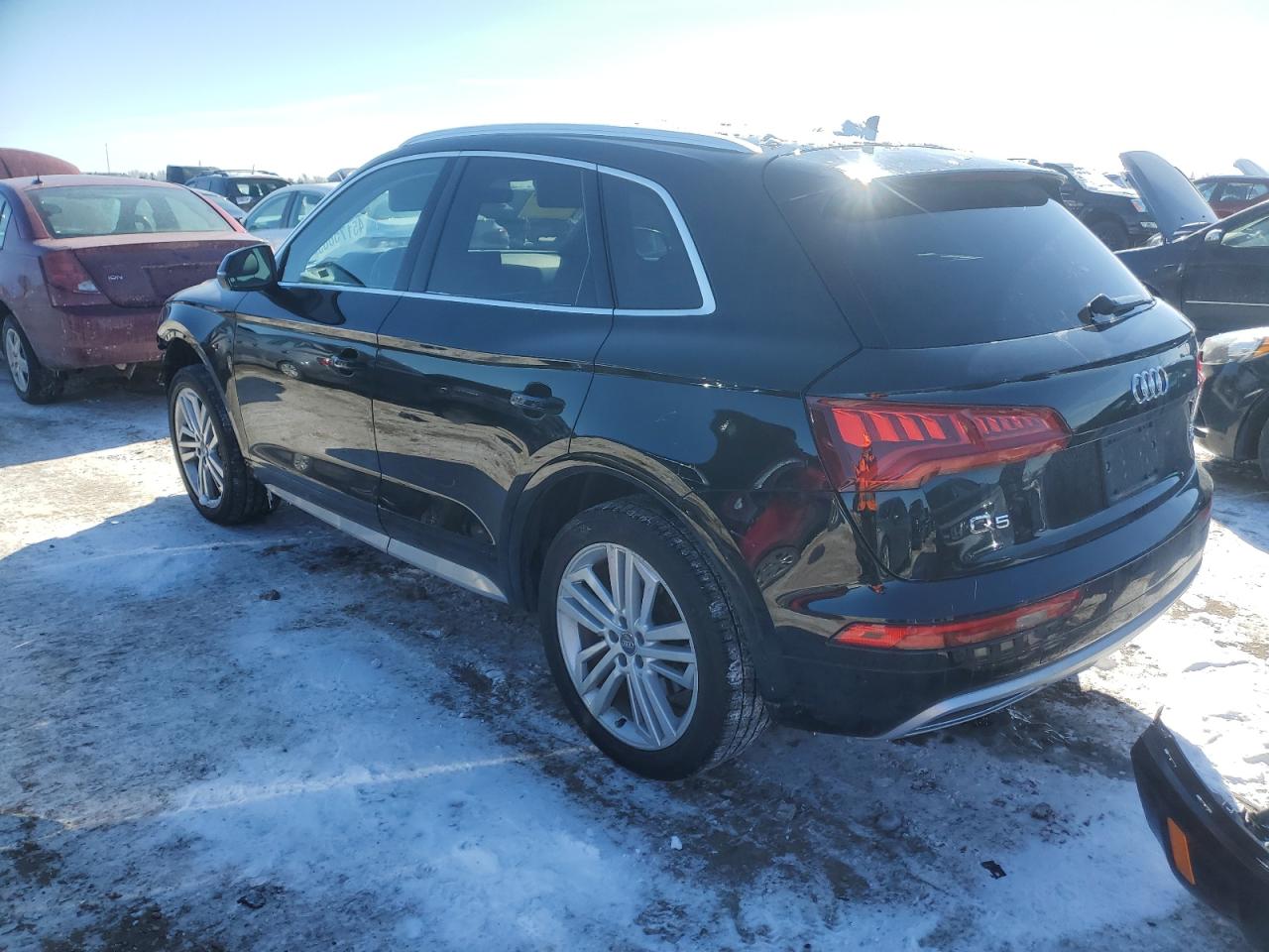 2018 Audi Q5 VIN WA1BNAFY3J2054115 Copart auction photo, front end / minor dent/scratches damage thumbnail 2