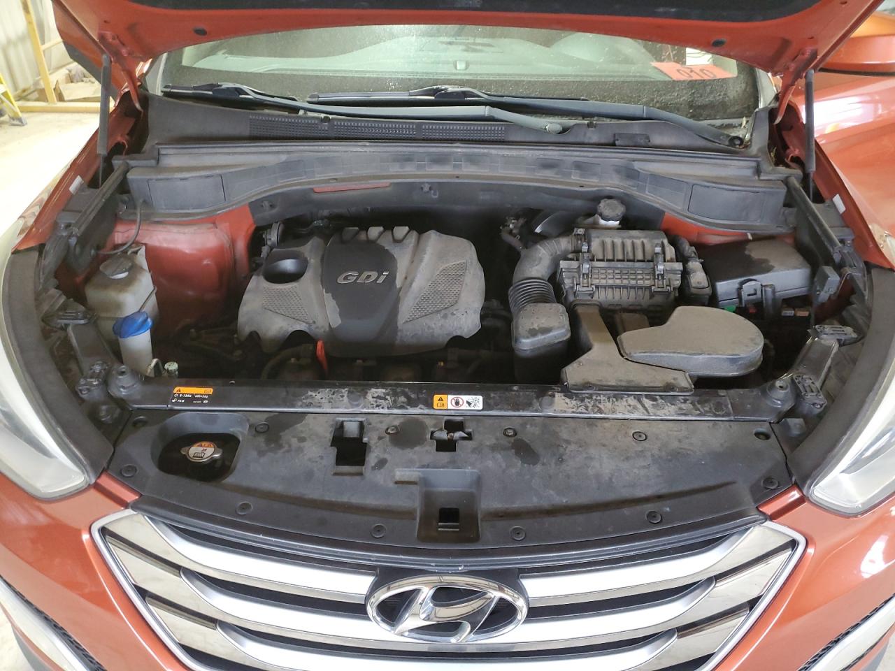 2015 Hyundai Santa Fe VIN 5XYZU3LB2FG285460 Copart auction photo, mechanical damage thumbnail 12