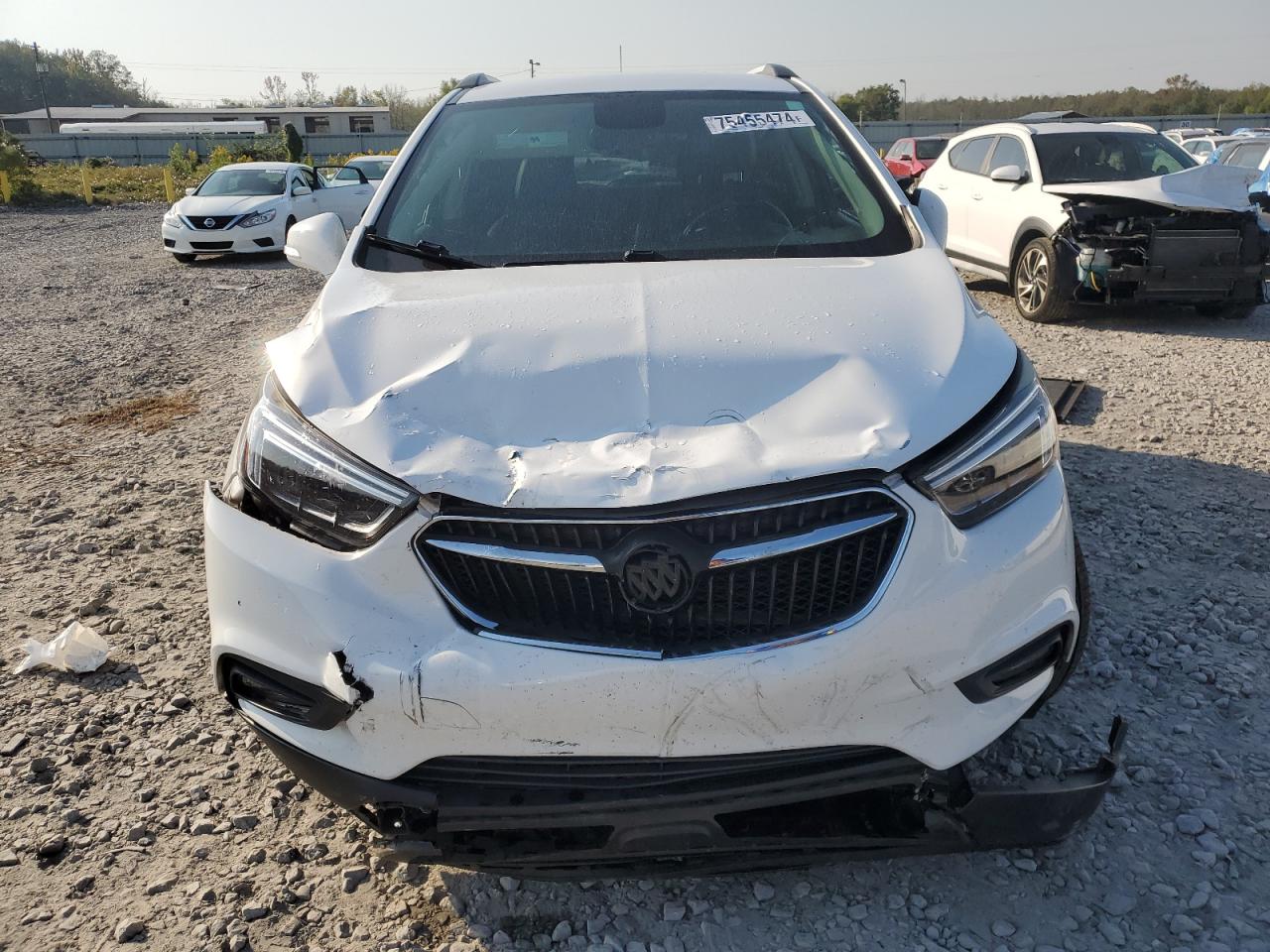2020 Buick Encore VIN KL4CJGSB6LB057663 Copart auction photo, front end damage thumbnail 5