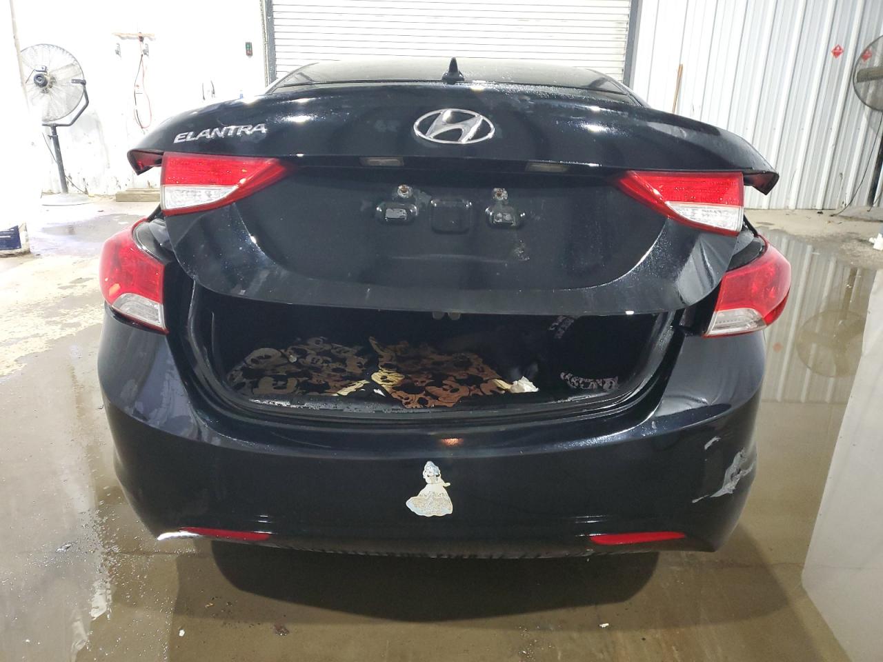 2013 Hyundai Elantra VIN KMHDH4AE2DU716503 Copart auction photo, all over damage thumbnail 6