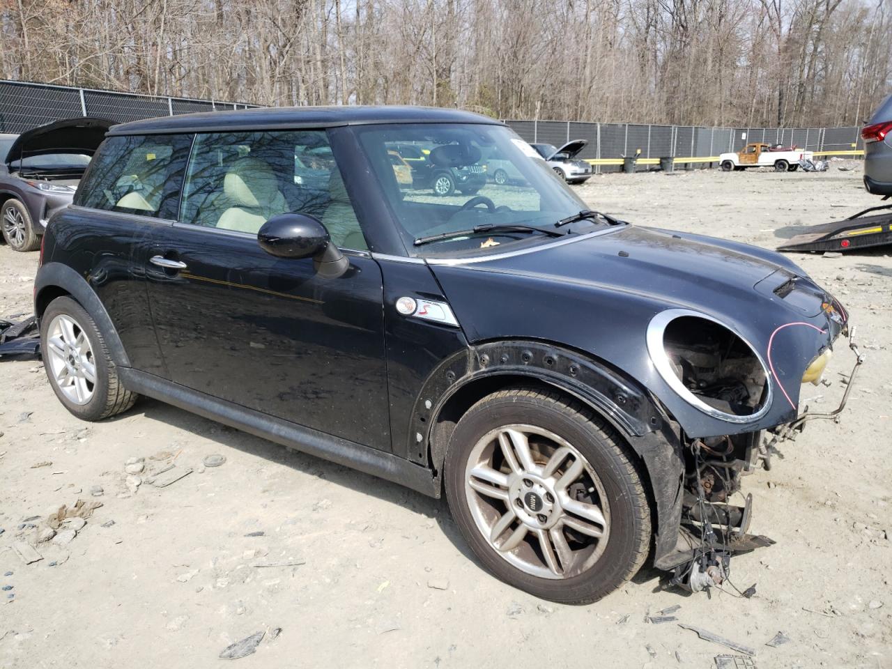 2013 MINI Cooper VIN WMWSV3C5XDT394594 Copart auction photo, front end damage thumbnail 4