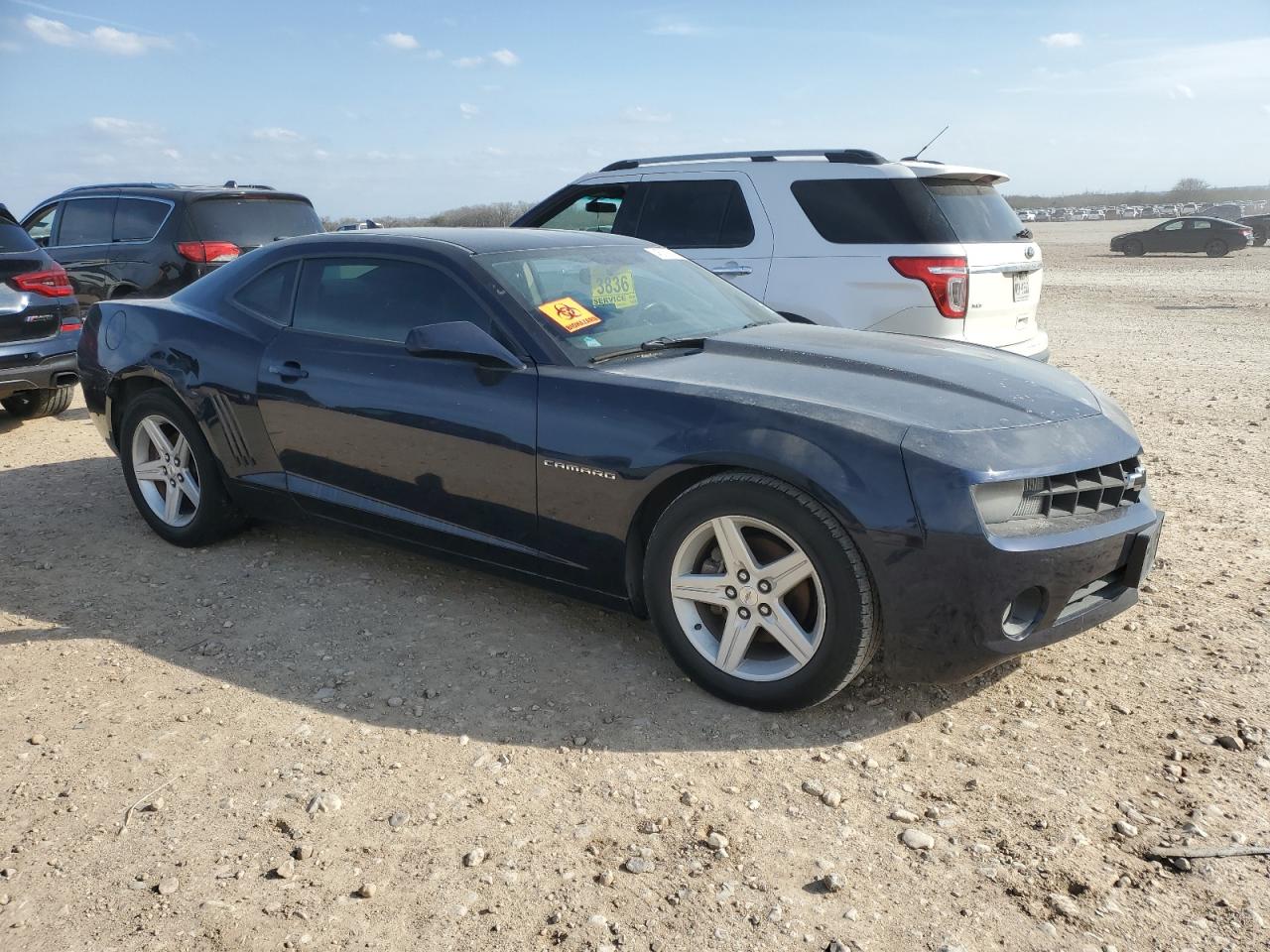 2011 Chevrolet Camaro VIN 2G1FB1ED3B9154645 Copart auction photo, side damage thumbnail 4
