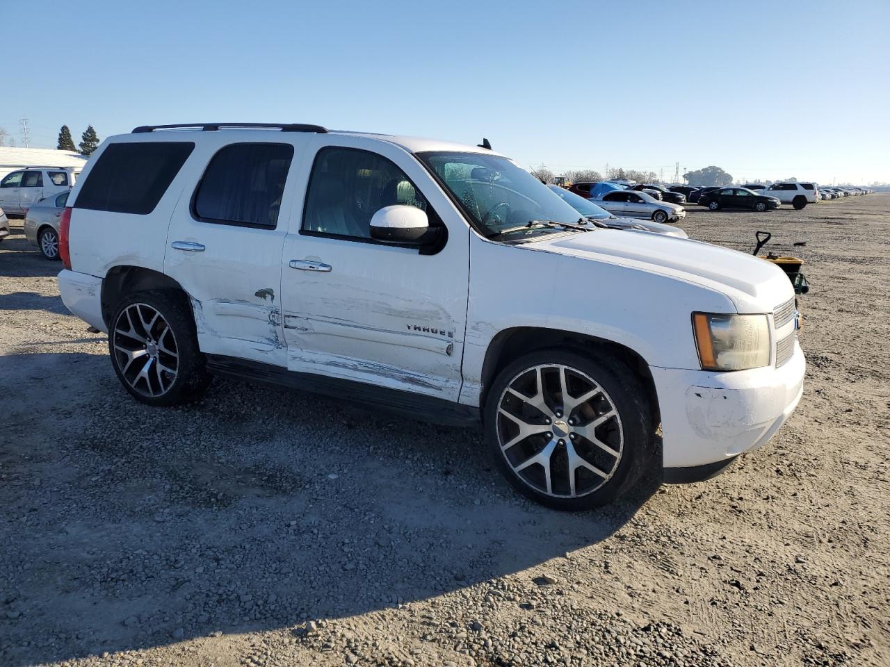 2007 Chevrolet Tahoe VIN 1GNFC13J47J226601 Copart auction photo, side damage thumbnail 4