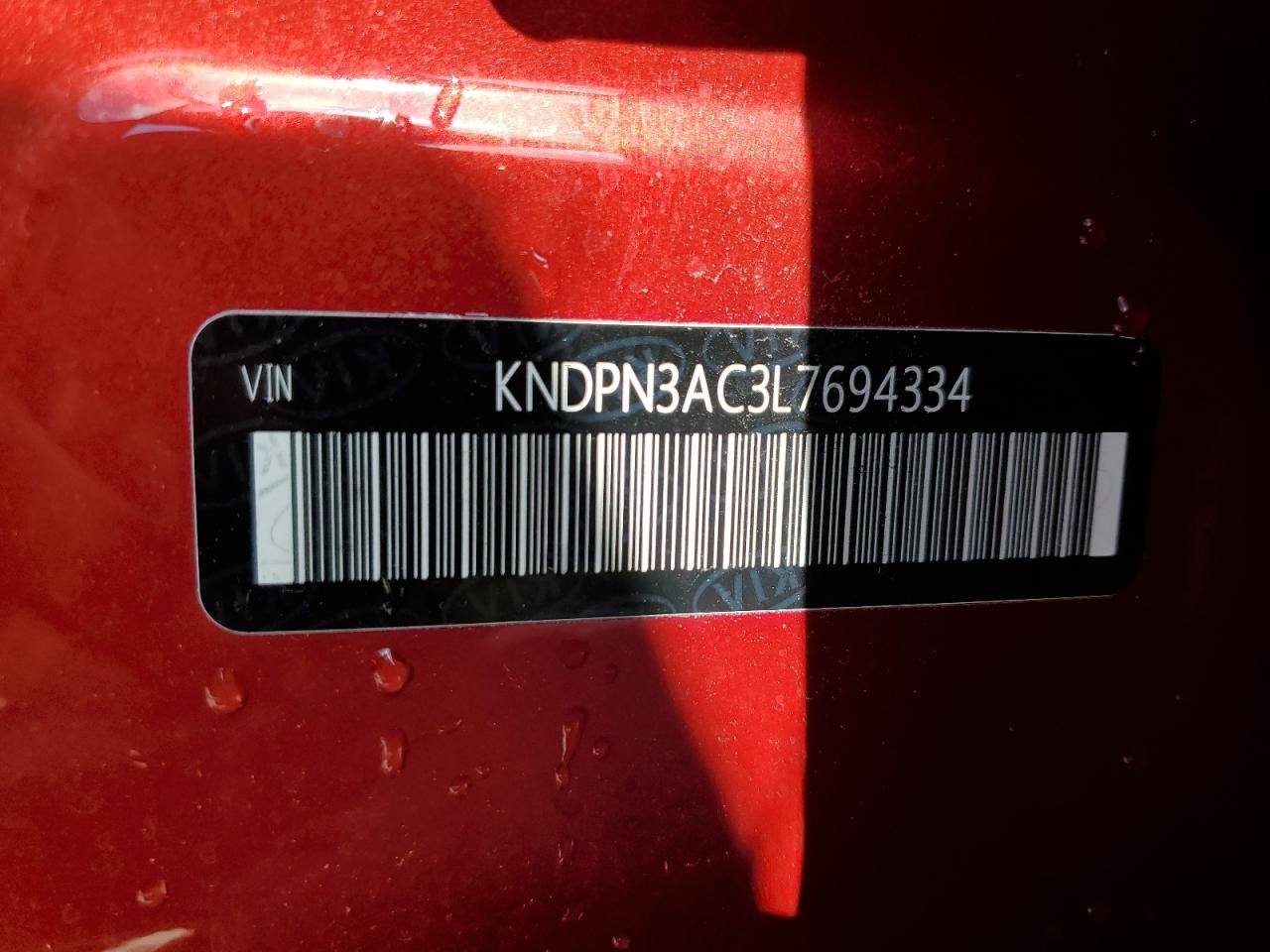 2020 KIA Sportage VIN KNDPN3AC3L7694334 Copart auction photo, front end / minor dent/scratches damage thumbnail 13