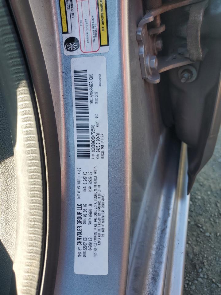 2013 Dodge Avenger VIN 1C3CDZAB0DN720546 Copart auction photo, side damage thumbnail 12