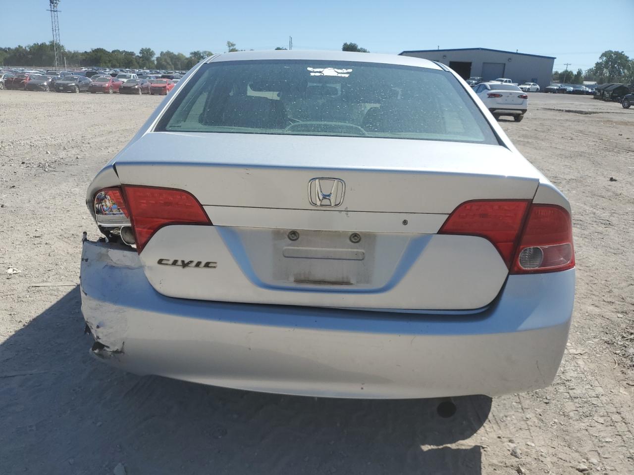 2006 Honda Civic VIN 1HGFA16876L134992 Copart auction photo, rear end / undercarriage damage thumbnail 6