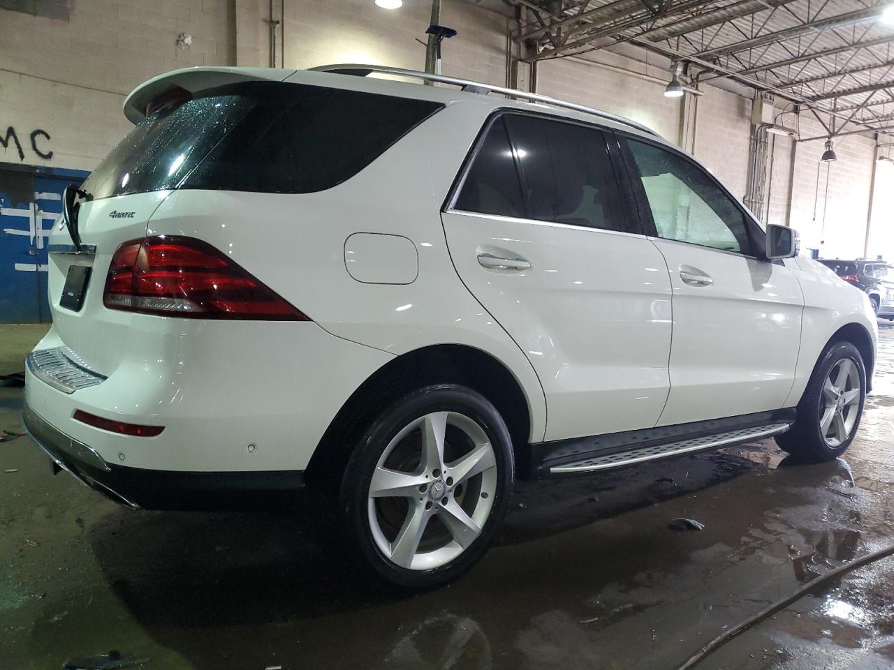 2017 Mercedes-Benz GLE VIN 4JGDA5HB7HA889673 Copart auction photo, rear end damage thumbnail 3