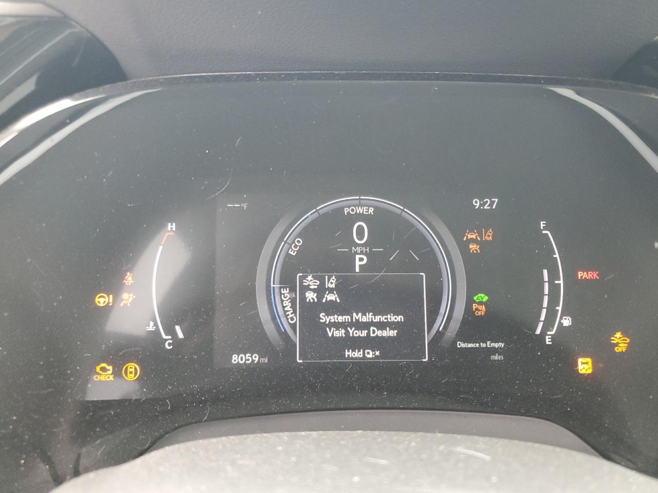 2024 Lexus RX VIN 2T2BBMCA7RC034966 Copart auction photo, front end / minor dent/scratches damage thumbnail 9