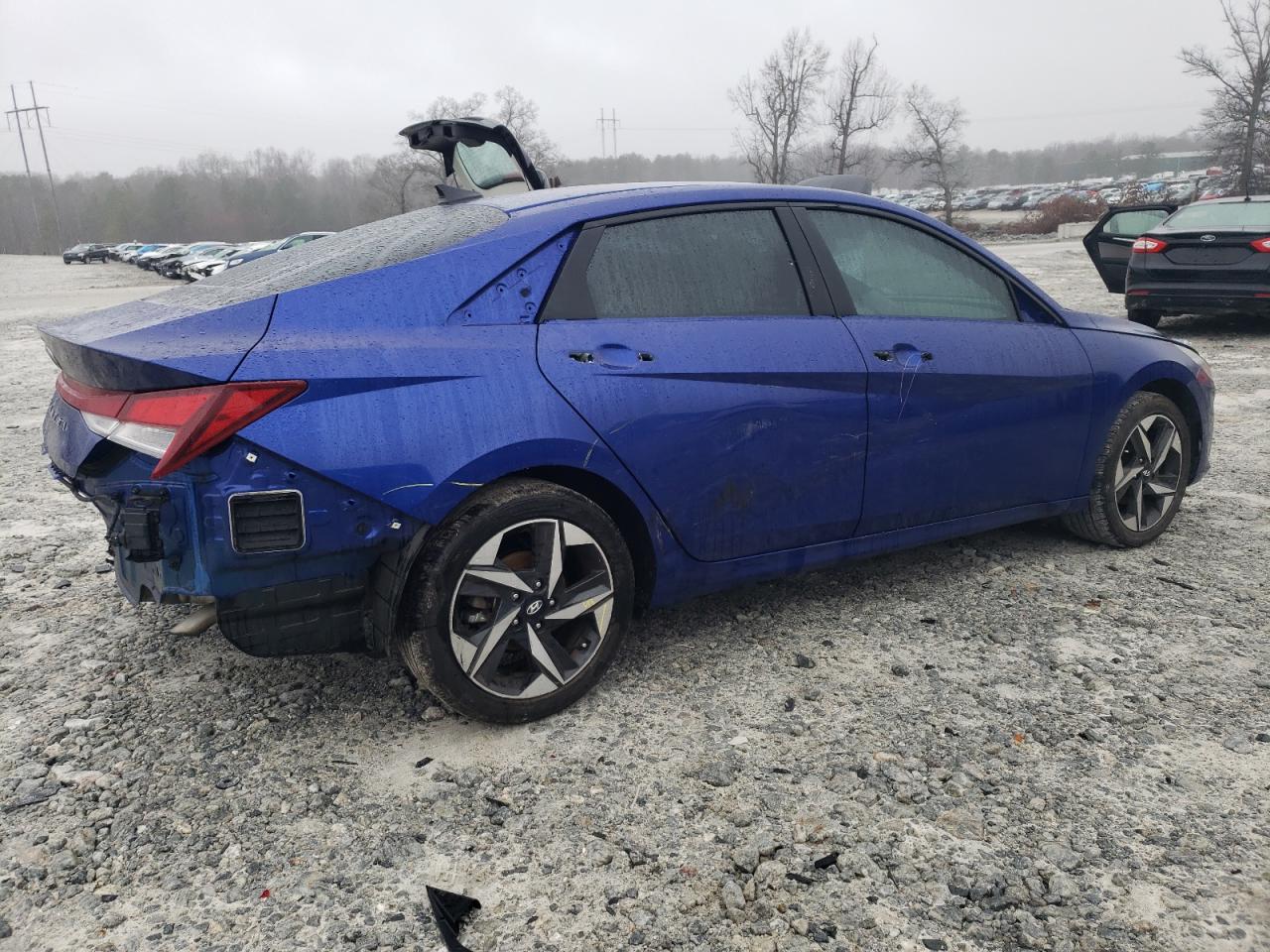 2023 Hyundai Elantra VIN KMHLS4AG4PU558071 Copart auction photo, rear end damage thumbnail 3