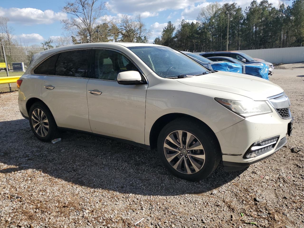 2015 Acura MDX VIN 5FRYD3H67FB006694 Copart auction photo, undercarriage damage thumbnail 4
