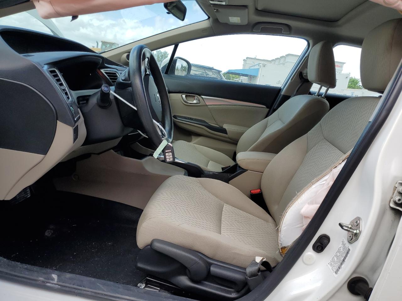 2014 Honda Civic VIN 2HGFB2F84EH544762 Copart auction photo, undercarriage / rear end damage thumbnail 7