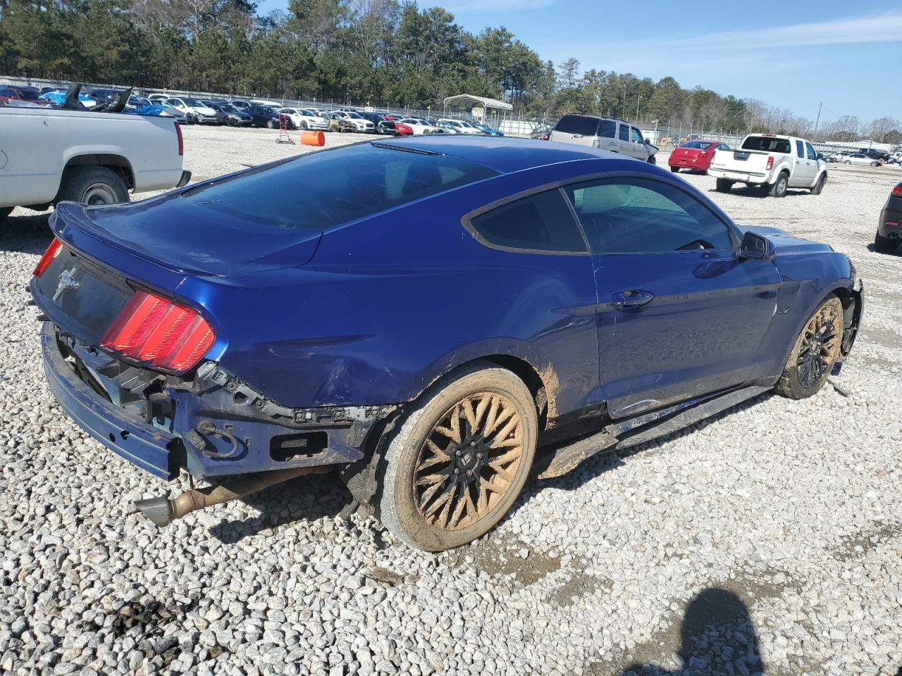 2016 Ford Mustang VIN 1FA6P8AM5G5261987 Copart auction photo, all over / undercarriage damage thumbnail 3