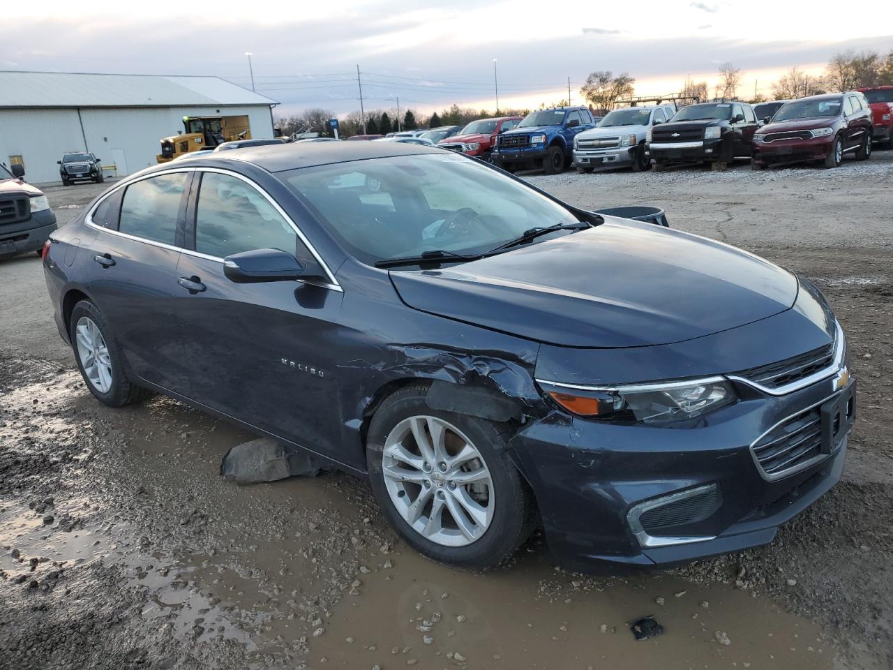 2017 Chevrolet Malibu VIN 1G1ZE5ST8HF224891 Copart auction photo, side / mechanical damage thumbnail 4