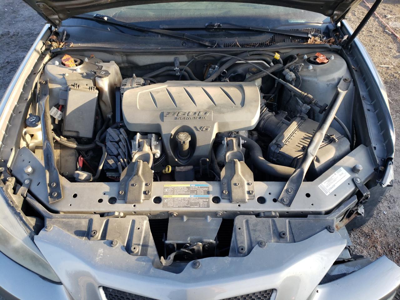 2008 Pontiac Grand Prix VIN 2G2WP552681102825 Copart auction photo, front end damage thumbnail 11