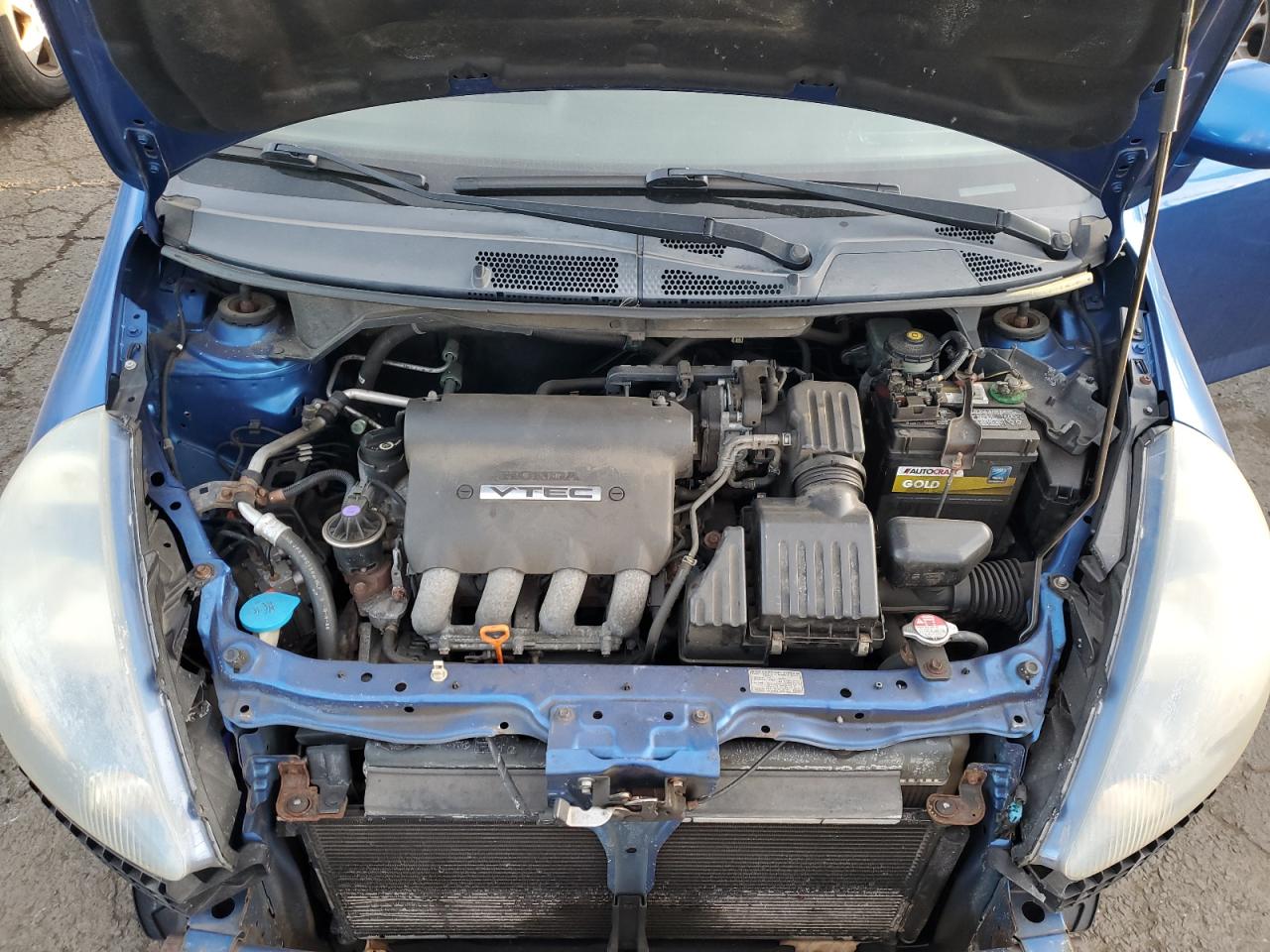2007 Honda Fit VIN JHMGD38667S001552 Copart auction photo, front end damage thumbnail 11