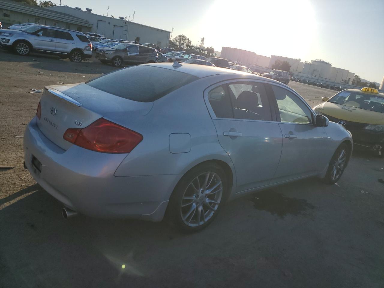 2007 Infiniti G VIN JNKBV61E87M709252 Copart auction photo, side / rear end damage thumbnail 3