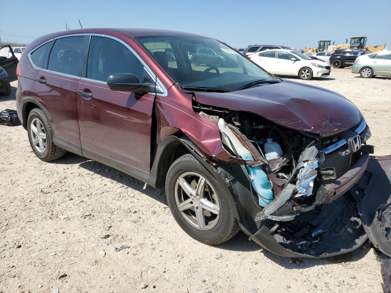 2015 Honda CR-V VIN 2HKRM3H37FH548360 Copart auction photo, front end / minor dent/scratches damage thumbnail 4
