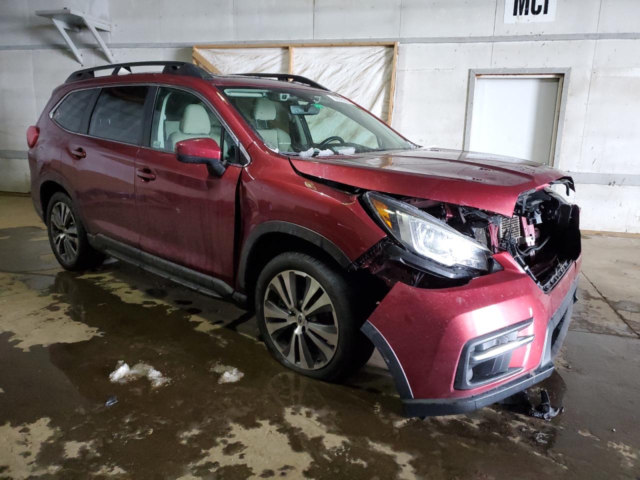 2019 Subaru Ascent VIN 4S4WMAED0K3419365 Copart auction photo, front end / mechanical damage thumbnail 4