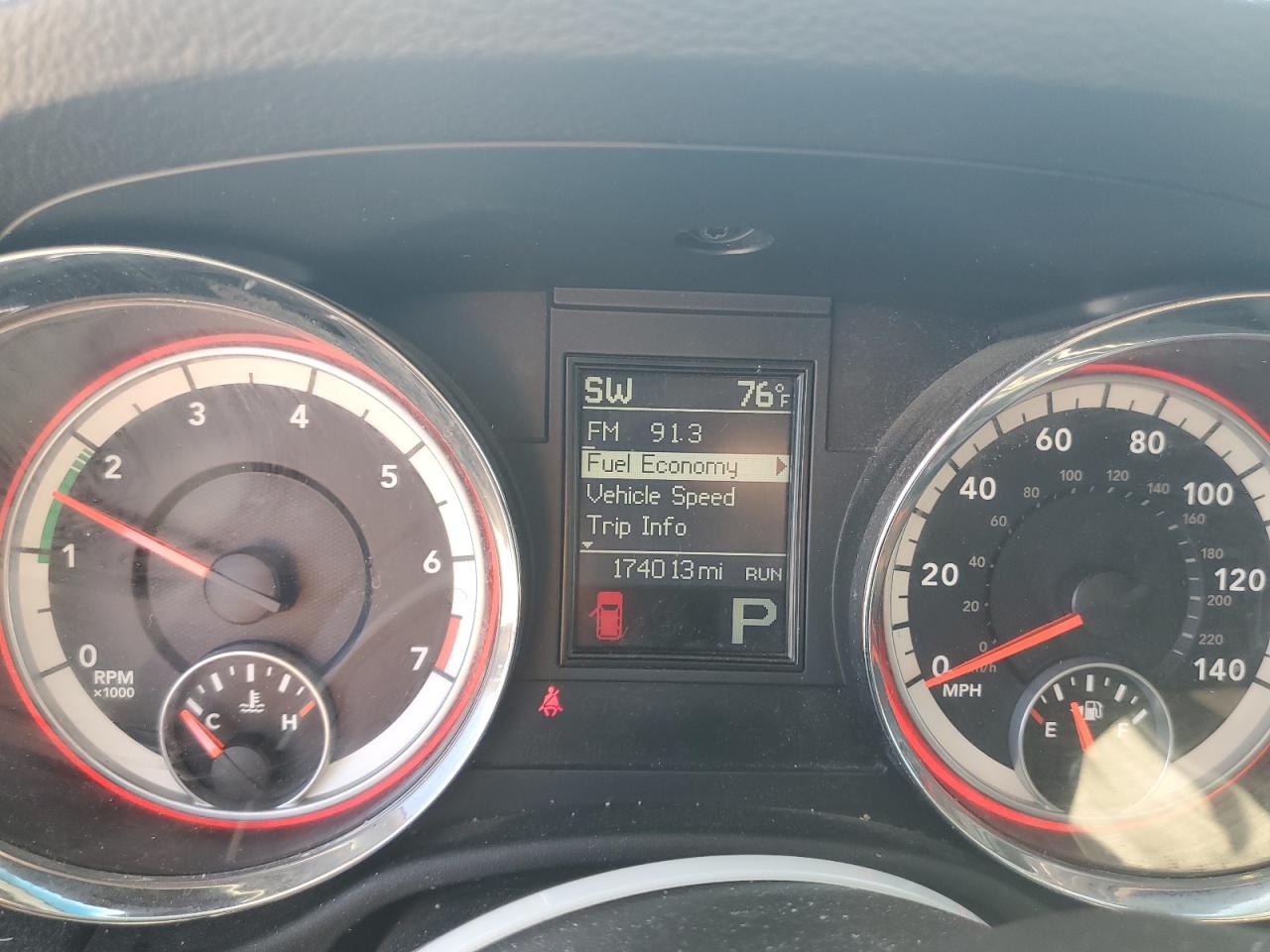 2013 Dodge Durango VIN 1C4RDJDG9DC535521 Copart auction photo, front end damage thumbnail 9