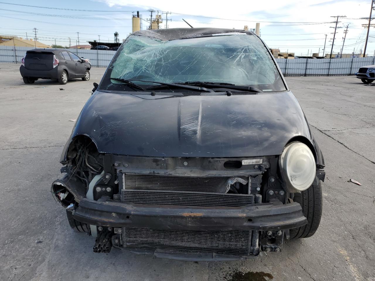 2013 Fiat 500 VIN 3C3CFFAR8DT606087 Copart auction photo, rollover / all over damage thumbnail 5