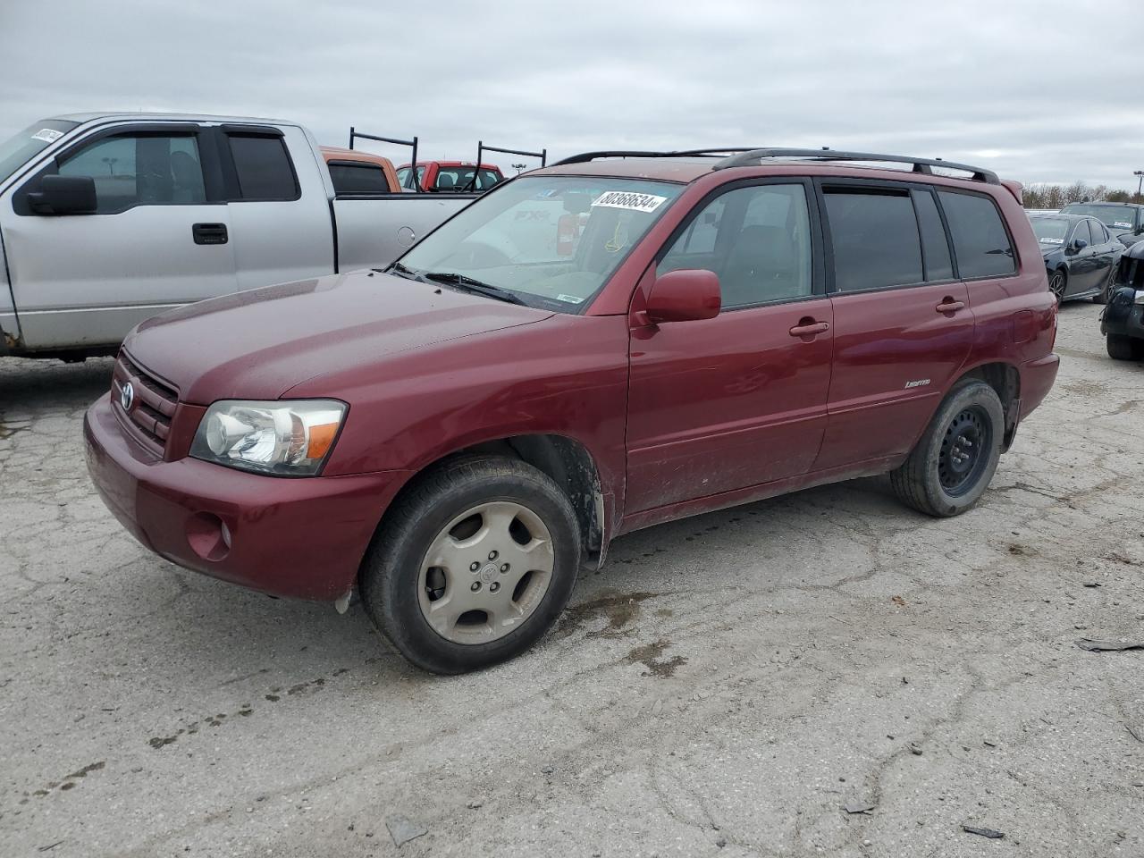 2007 Toyota Highlander VIN JTEDP21A570127767