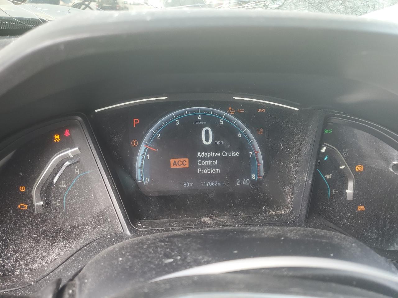 2020 Honda Civic VIN 2HGFC2F66LH505986 Copart auction photo, front end damage thumbnail 9