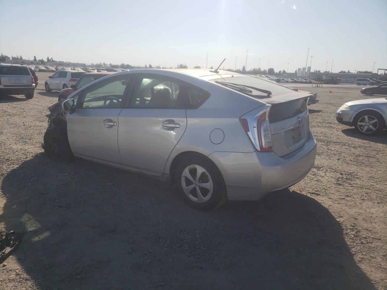 2015 Toyota Prius VIN JTDKN3DU1F0455599 Copart auction photo, front end damage thumbnail 2