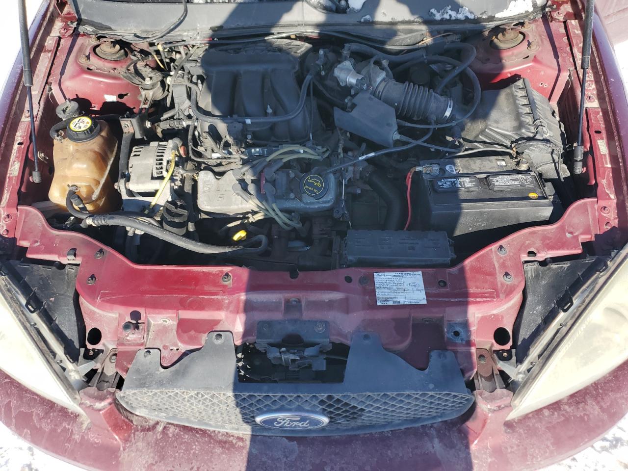 2006 Ford Taurus VIN 1FAFP53U96A163045 Copart auction photo, front end / side damage thumbnail 11