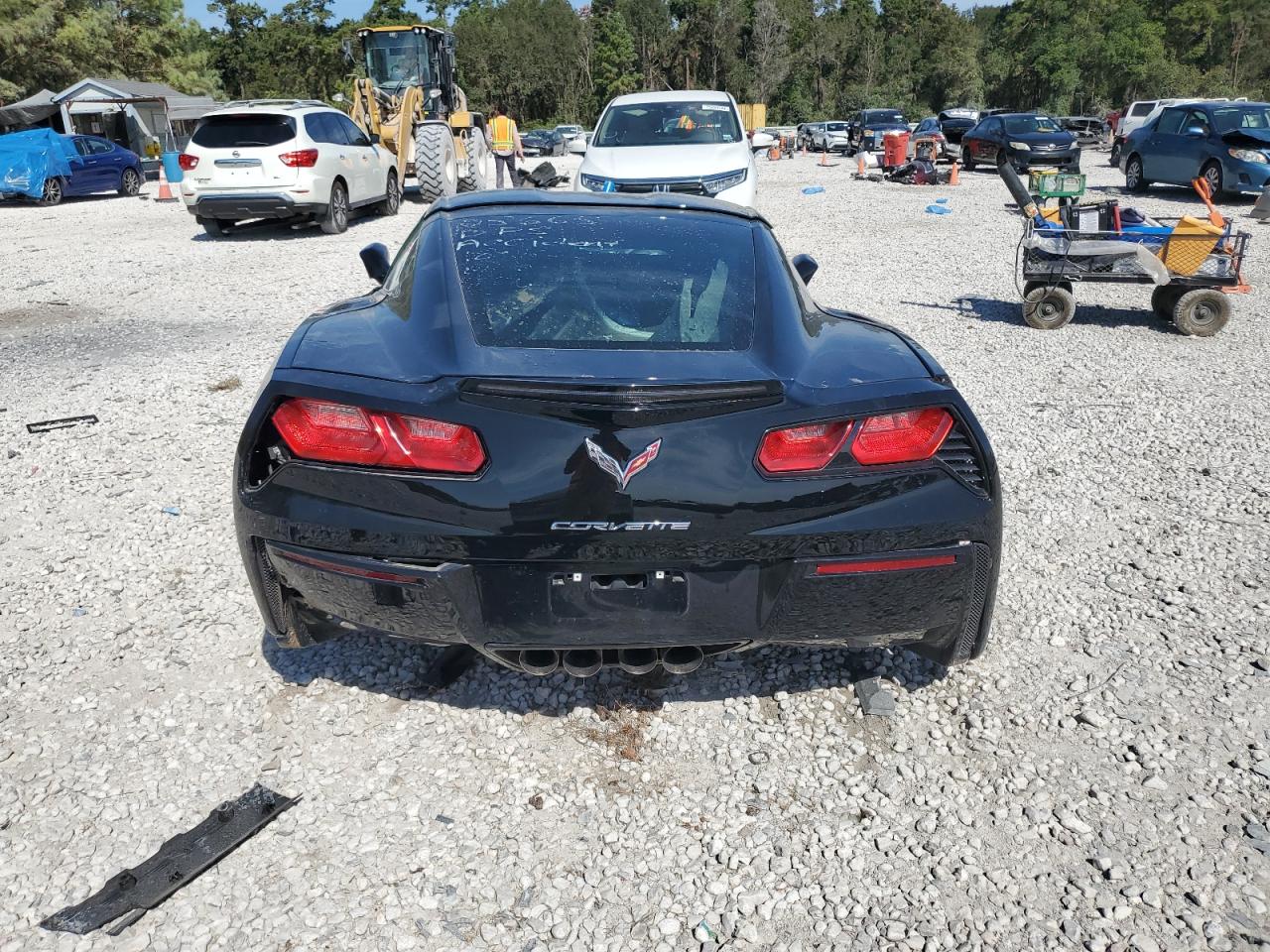 2015 Chevrolet Corvette VIN 1G1YA2D73F5115425 Copart auction photo, front end / rear end damage thumbnail 6