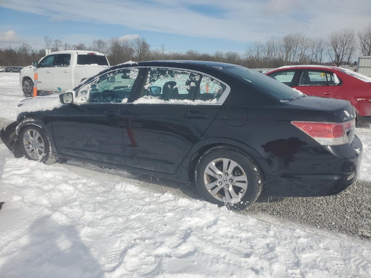 2012 Honda Accord VIN 1HGCP2F61CA215595 Copart auction photo, front end / undercarriage damage thumbnail 2