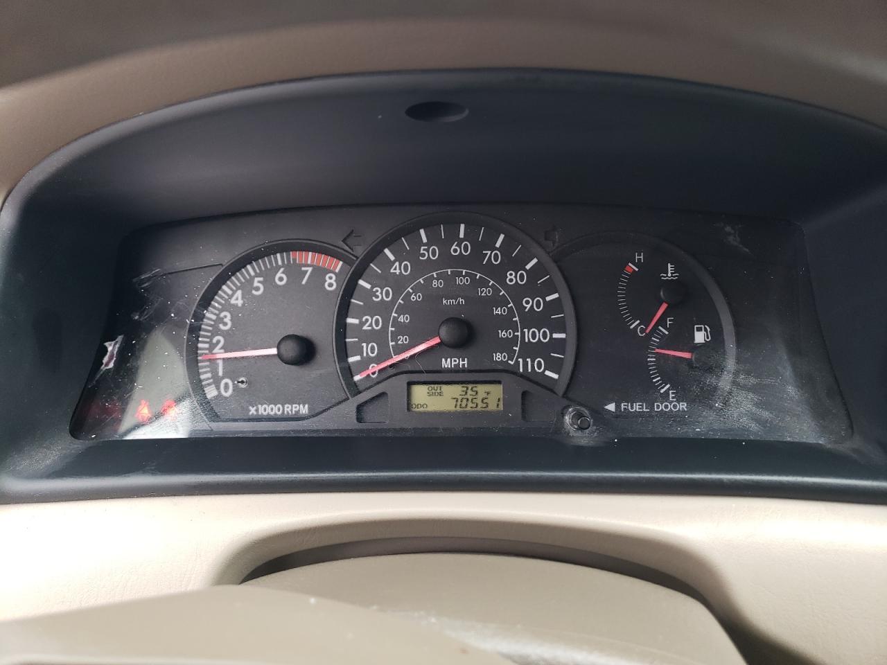 2004 Toyota Corolla VIN 1NXBR32E04Z271627 Copart auction photo, front end / hail damage thumbnail 9