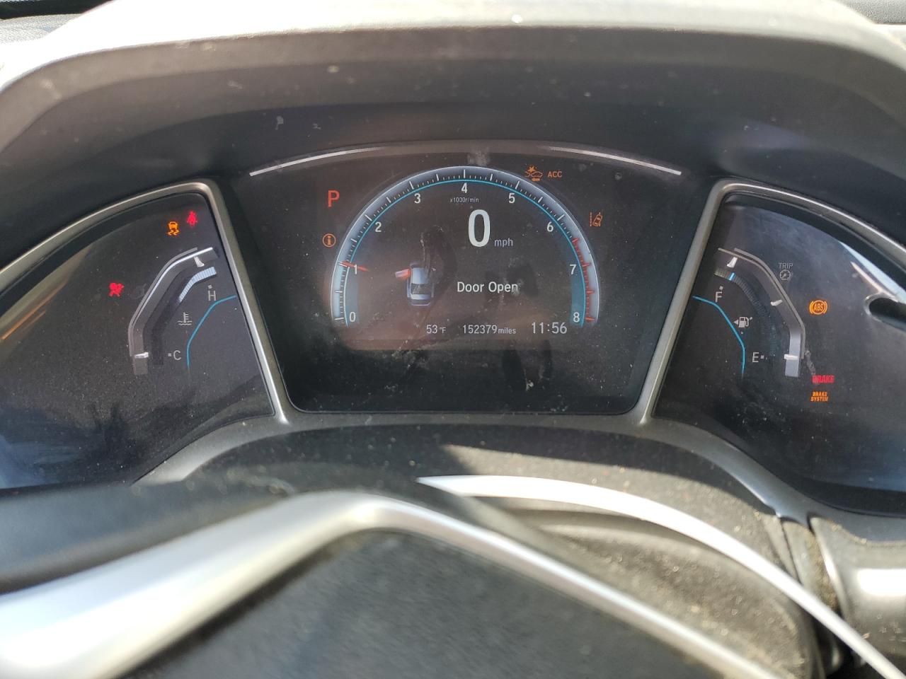2016 Honda Civic VIN 19XFC1F99GE001260 Copart auction photo, front end / side damage thumbnail 9