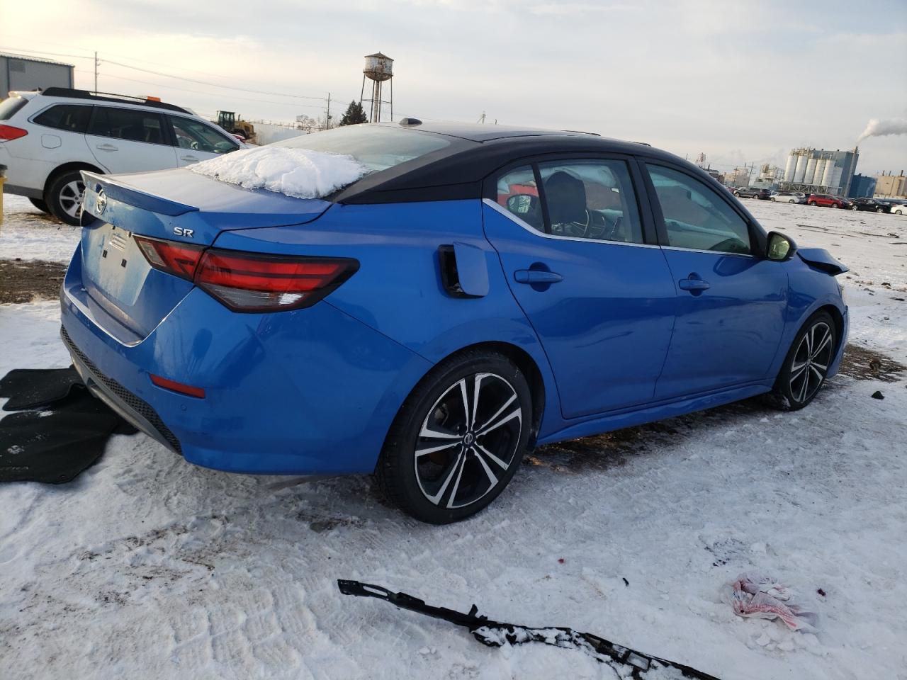2021 Nissan Sentra VIN 3N1AB8DV1MY241227 Copart auction photo, front end damage thumbnail 3
