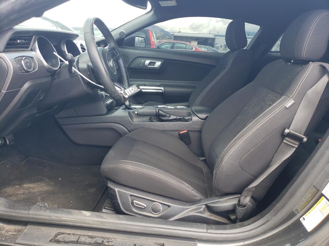 2019 Ford Mustang VIN 1FA6P8TH0K5178332 Copart auction photo, side / rear end damage thumbnail 7